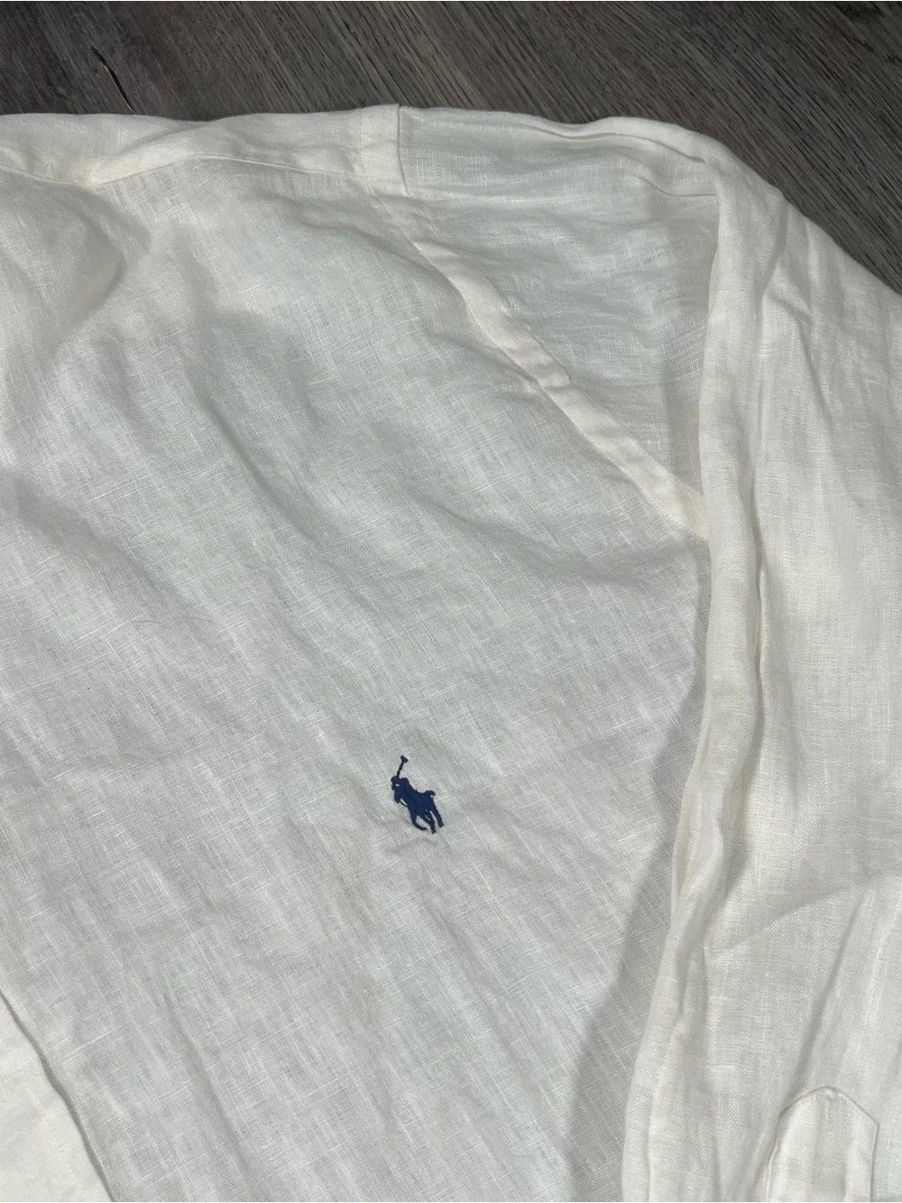New Polo Ralph Lauren Shirt Mens 3XB White Solid Classic Fit Modern Linen Pony